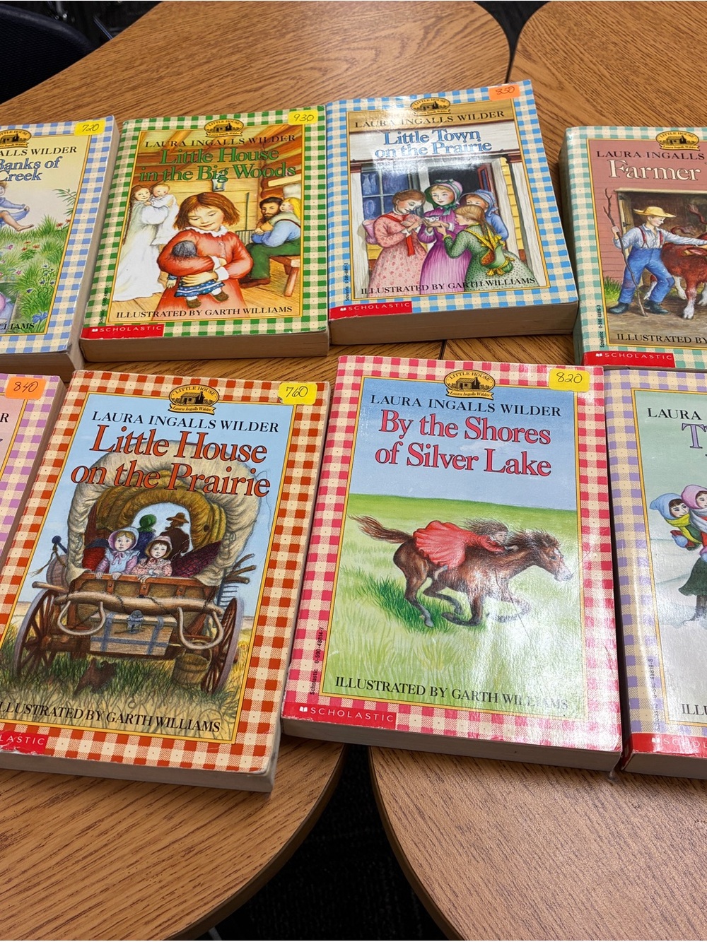 Little house on the Prairie set of 8 books